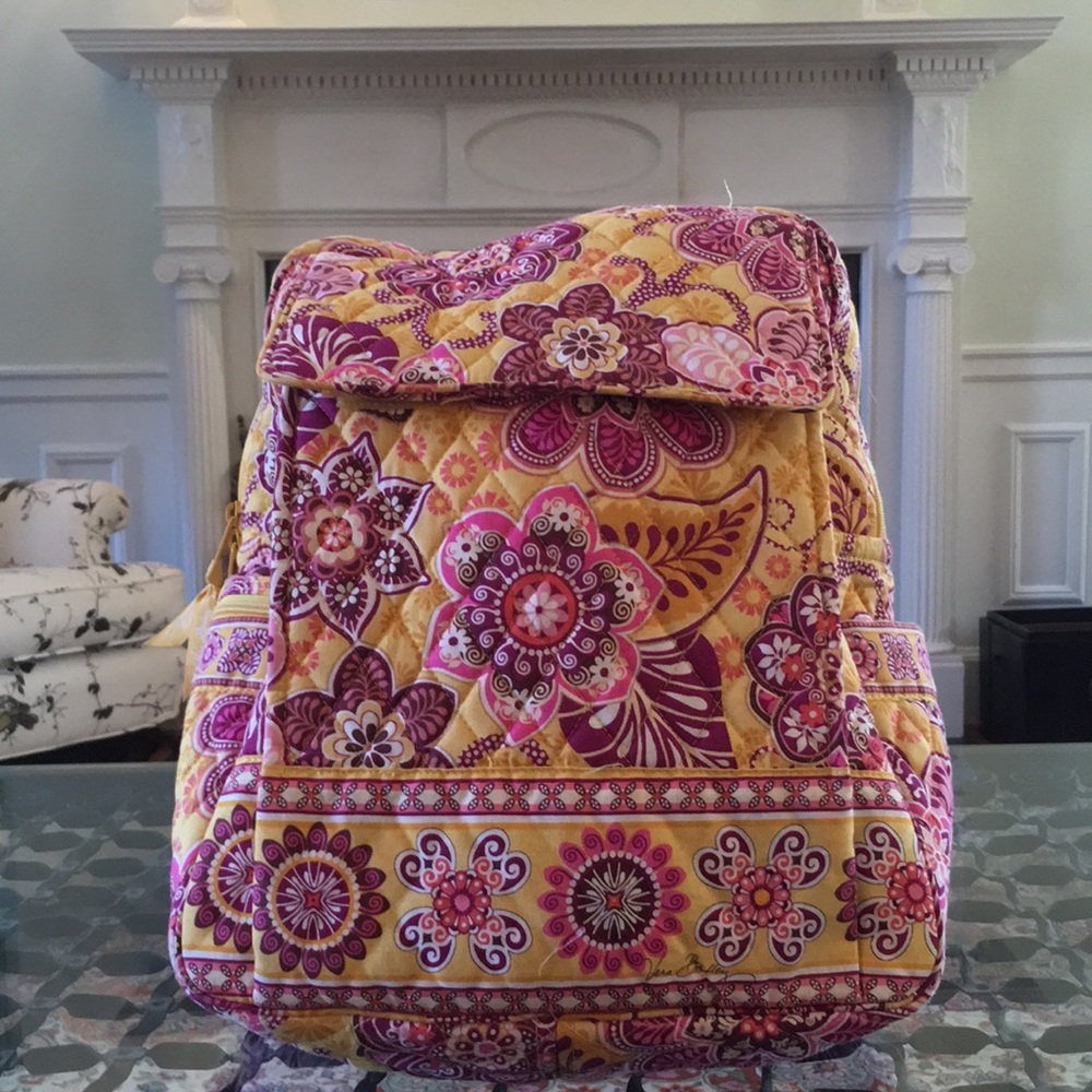 NWOT Vera Bradley Orange/Red backpack!